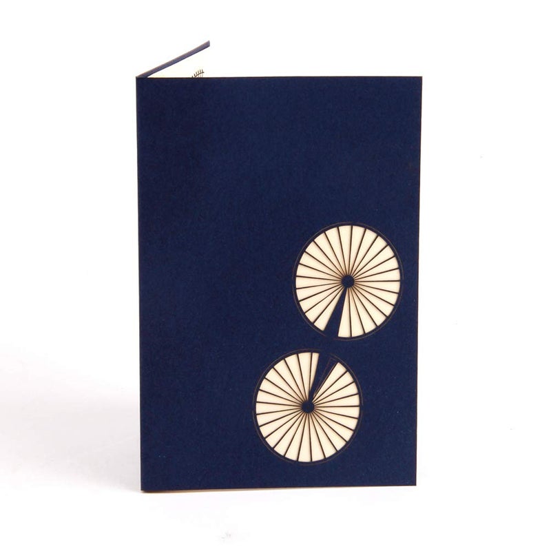 ENJOYPRO 3D Bicycle Pop Up Birthday Card, Father's Day Card, Laser Cut, Eco-Friendly, Blank Writing Space - Image 4